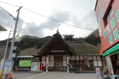 会津鉄道会津線湯野上温泉駅