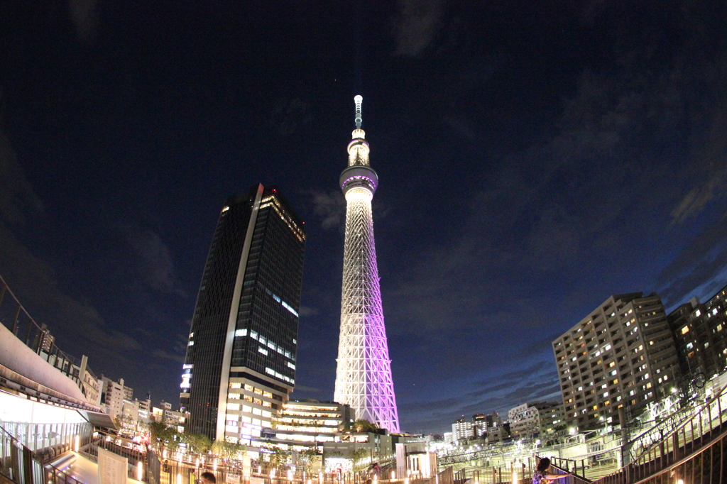 スカイツリー夜景