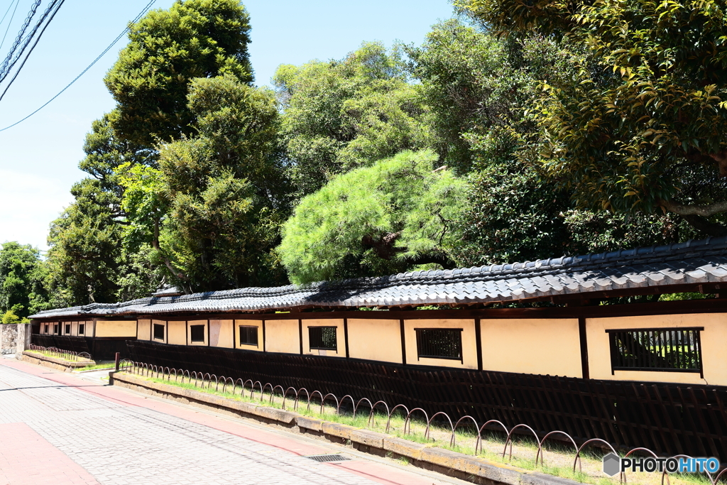 武家屋敷の壁