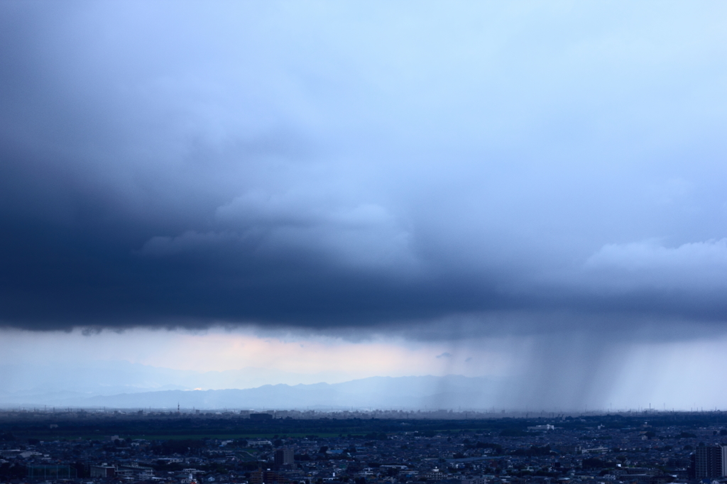 豪雨の降る場所