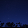 朝霧高原の夜明け