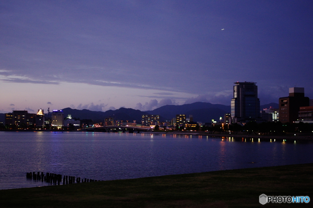 宍道湖岸