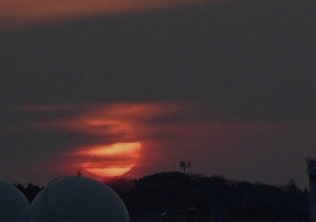 沈む夕日