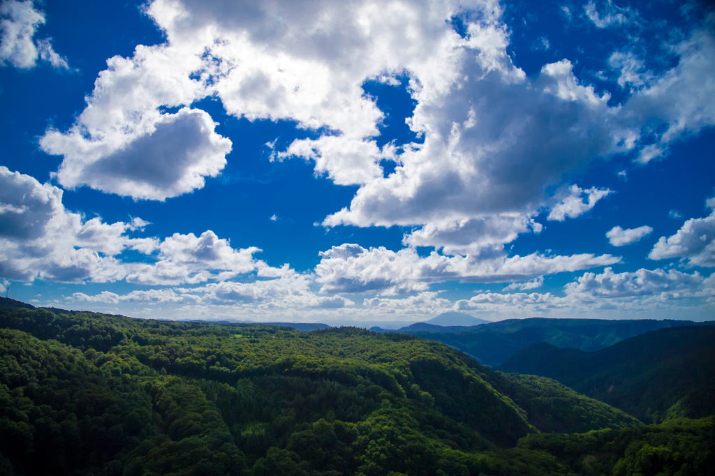 青い空！と雲