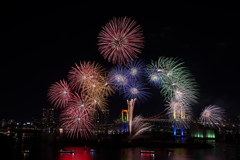 お台場の花火