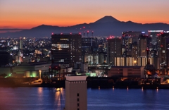 お台場からの富士山