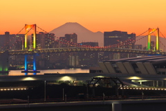 都内からの富士山