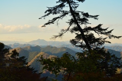 高尾山山頂から