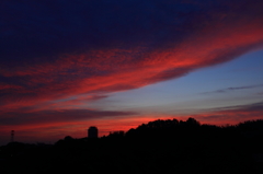 焼ける雲