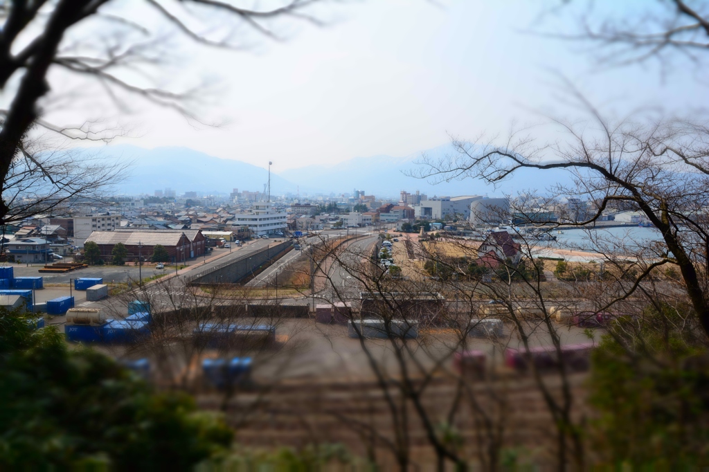 街を望む