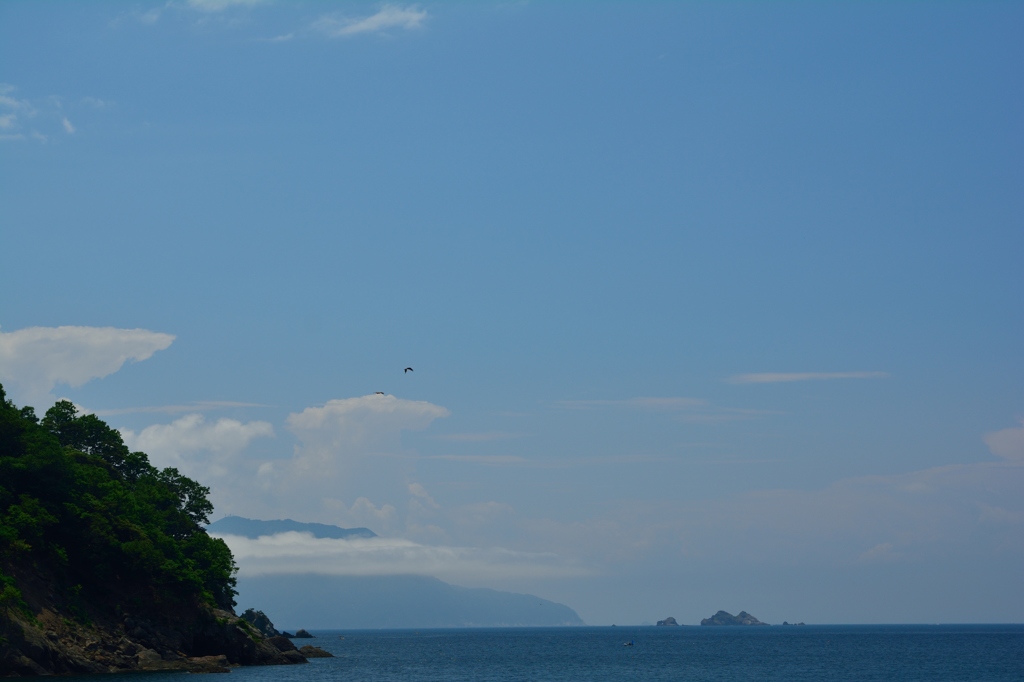 空と海と半島と