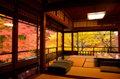 京都散策、瑠璃光院２階から