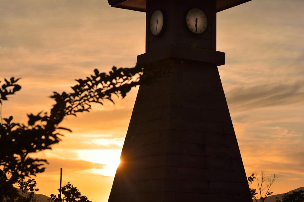 夕暮れ時６時半