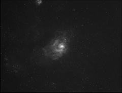 M8 合成前のHα画像