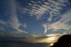 夕日