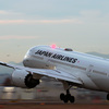 JAL Boeing787 伊丹空港 離陸 Pentax K-70