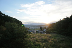 地元の小さい集落上