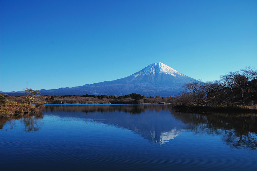 田貫湖逆さ富士　その１