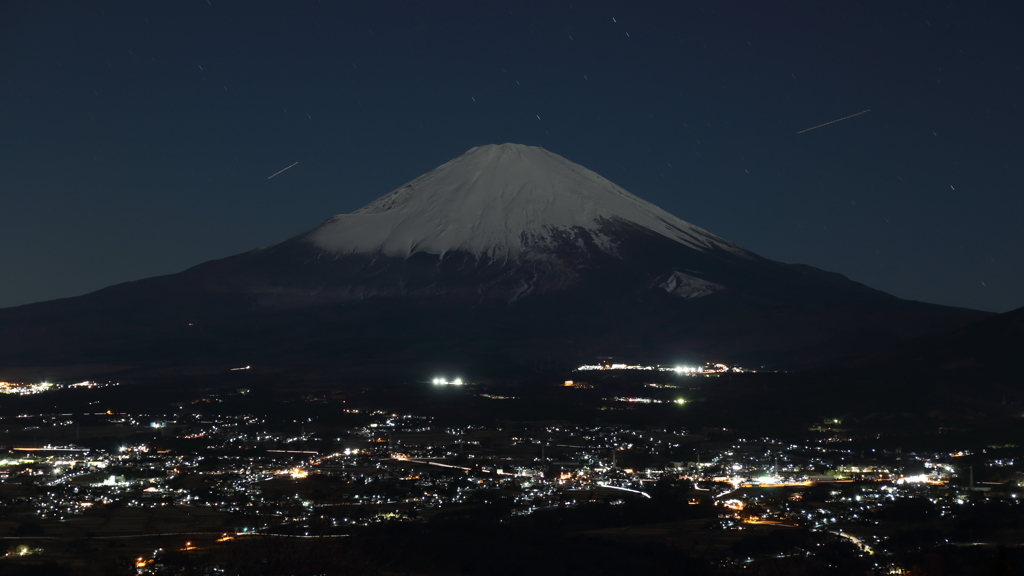 富士山 夜景