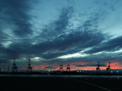 流れる空