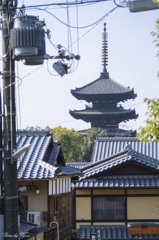 電柱のある風景