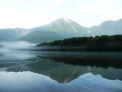 朝霧の大正池