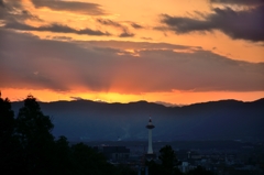 夕暮れ
