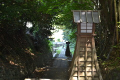 長崎の神社の道
