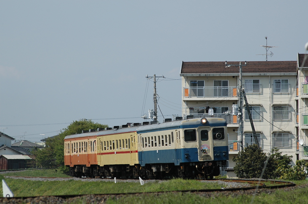 三色の気動車～S字区間にて２～