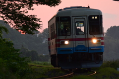 夕暮れのミキ