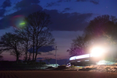 夜明け頃