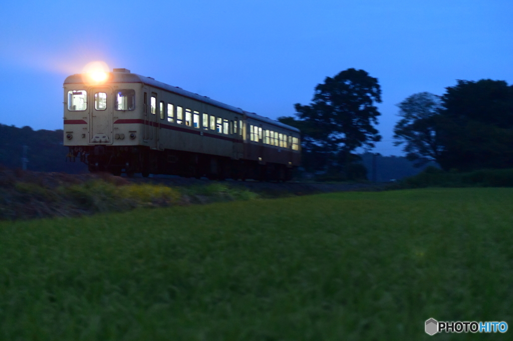 夕暮れの旧型