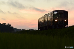 夕空シルエット