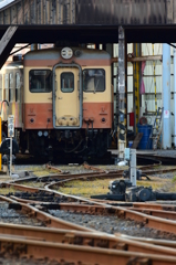 車庫に佇む