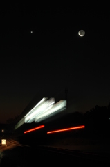 月と金星