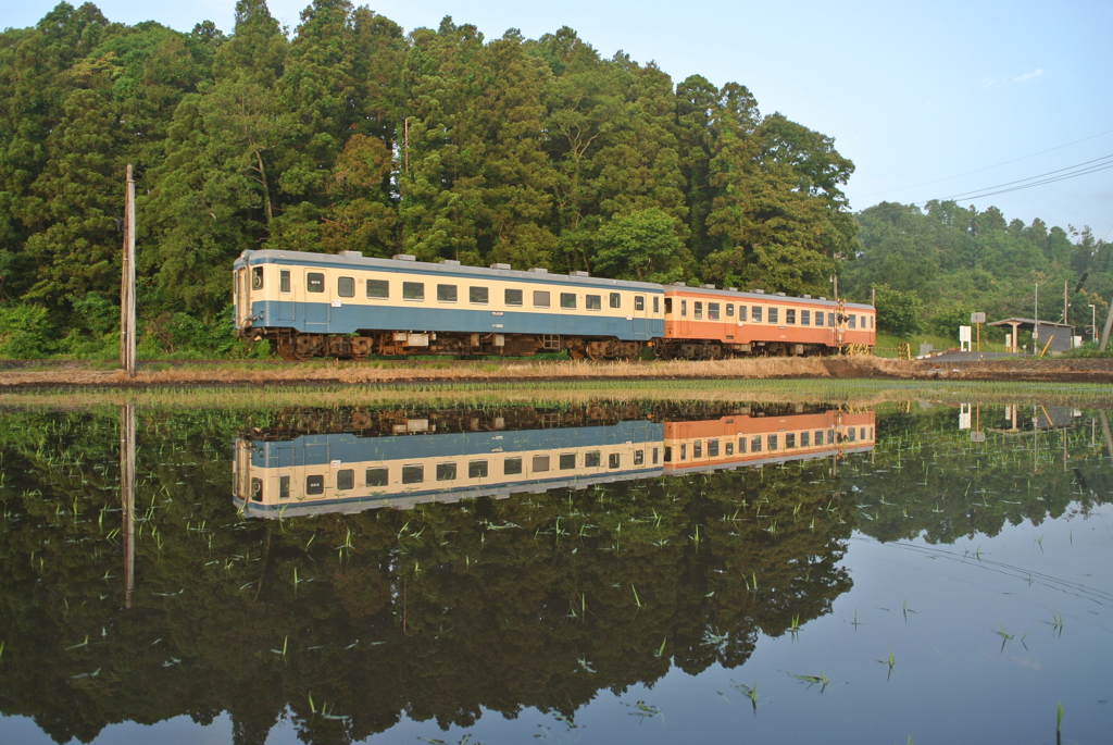 中根駅水鏡