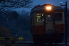 夜明けの青