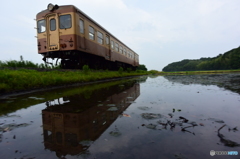 夕暮れ水鏡