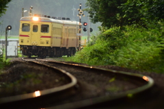 梅雨空の朝