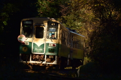 朝日差す