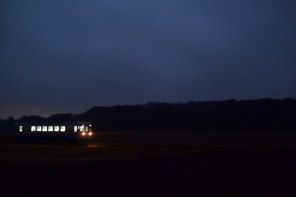 雨上がりの夕暮れ