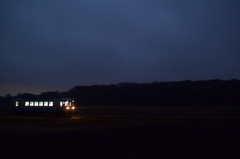 雨上がりの夕暮れ