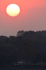 夕日