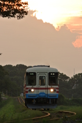 輝く積乱雲