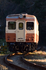キハ205，夕照