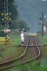 ジョギングの人