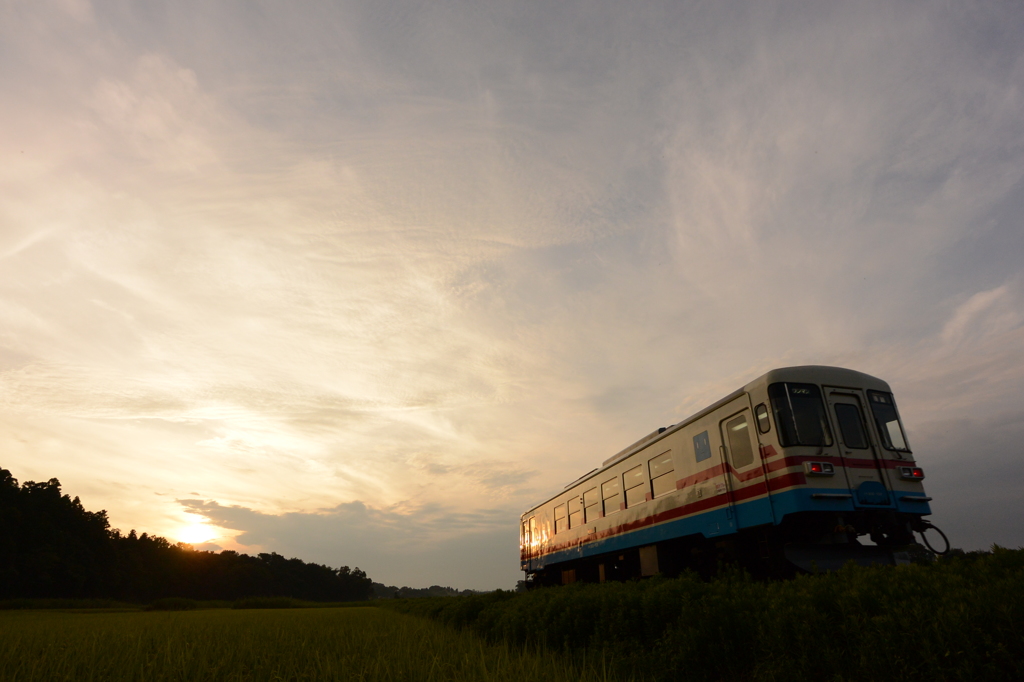 秋の夕暮れ
