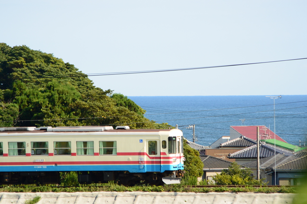 湊線から見える海１