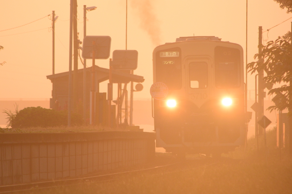 朝霧の駅
