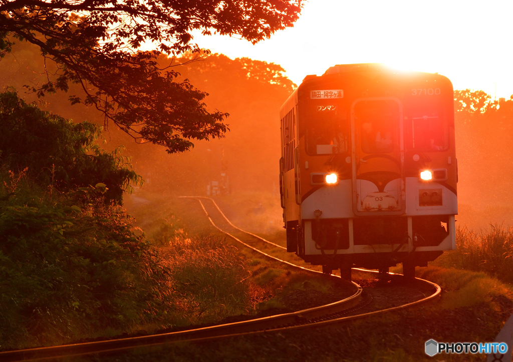 夏の夕暮れ